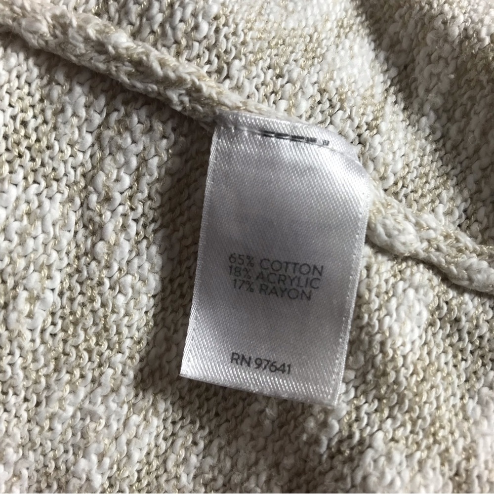 J Jill Pure Jill XS Lightweight One Button Closure Long Line Cardigan‎ Oatmeal - Picture 9 of 11